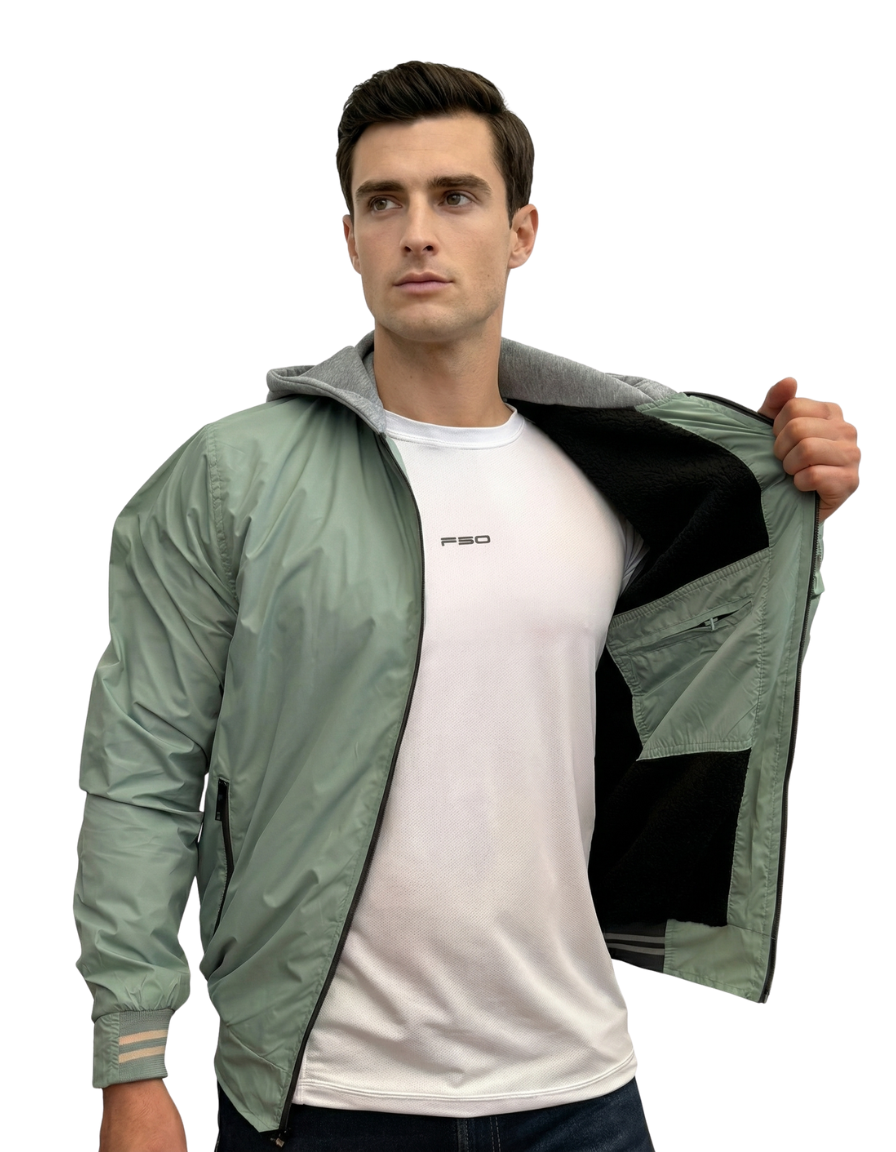JAMES® Chaqueta estilo deportivo, abrigo total y comodidad sin límites