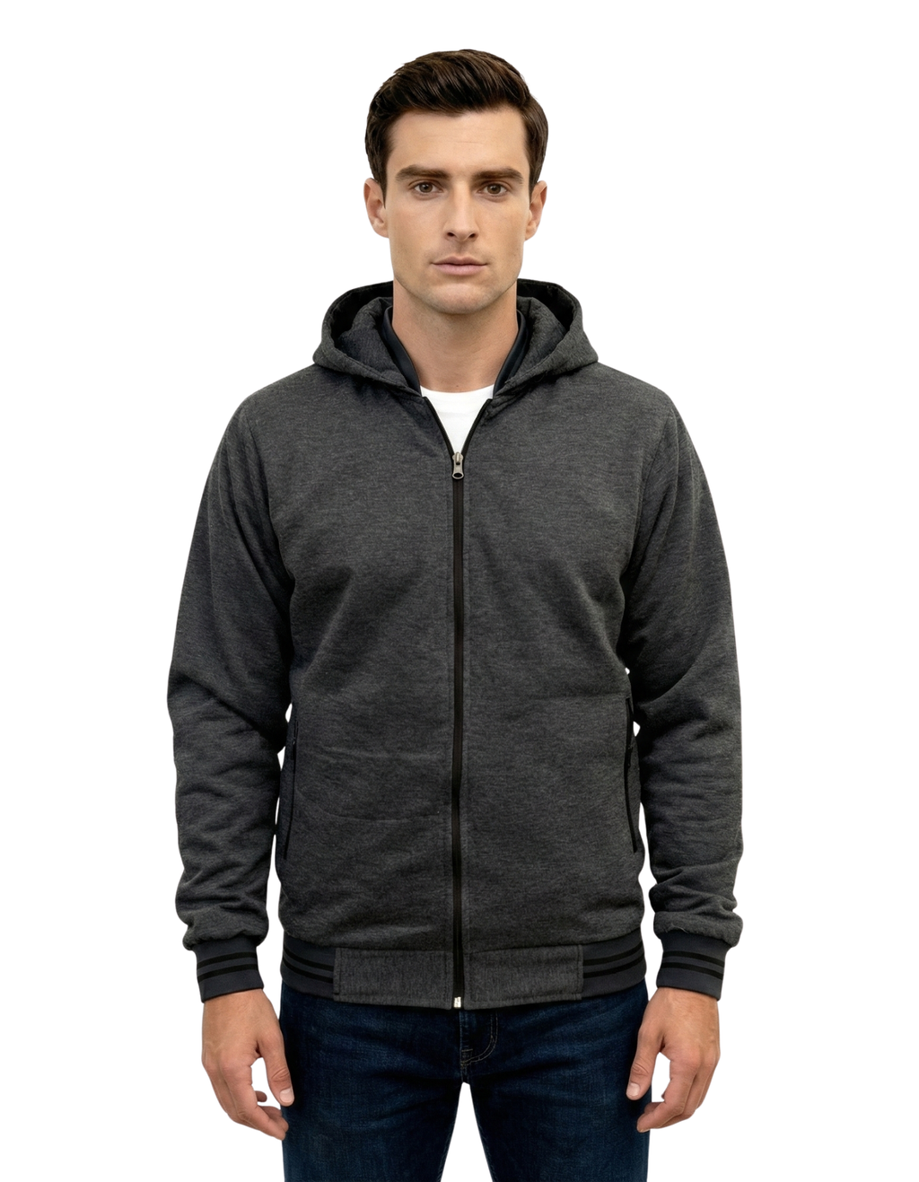 MAGNO® Chaqueta estilo buzo doblefaz