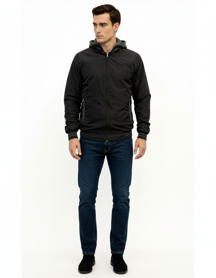 MAGNO® Chaqueta estilo buzo doblefaz